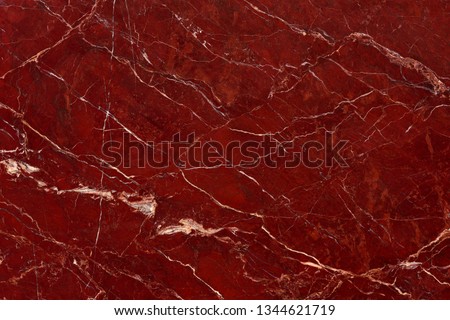 natural pattern of marble red brown color polished slice mineral. Super high resolution 