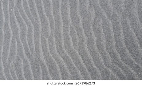 natural patterns of windblown sand