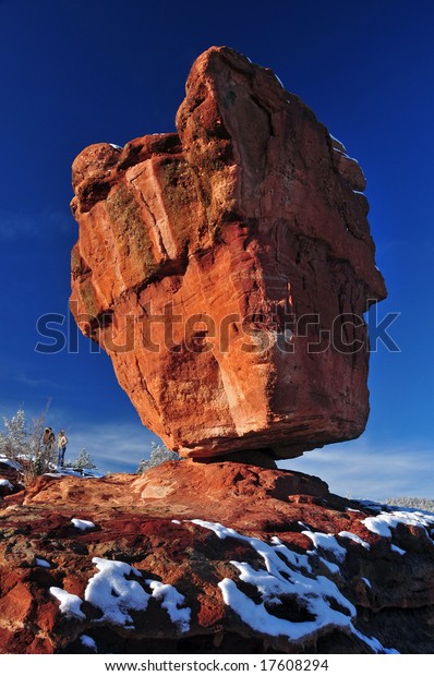 Natural Phenomenon Balanced Rock Garden Gods Stock Photo Edit Now