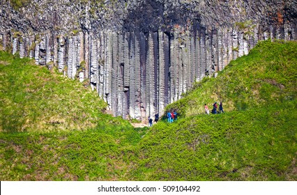 Natural phenomenon Giant'??s Causeway located on the northeast coast of Northern Ireland - Shutterstock ID 509104492
