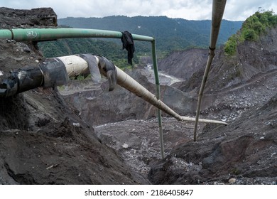 Natural Phenomenon, Erosion Of The Coca River In Ecuador 