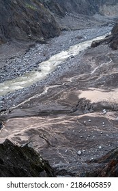 Natural Phenomenon, Erosion Of The Coca River In Ecuador 