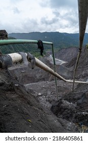 Natural Phenomenon, Erosion Of The Coca River In Ecuador 