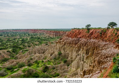 Natural Phenomenon Miradouro Da Lua Or The Moon Landscape In Angola