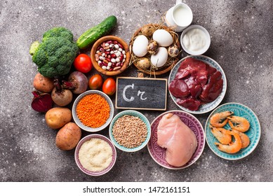 Natural Products Sources Of Chromium. Food Containing Cr