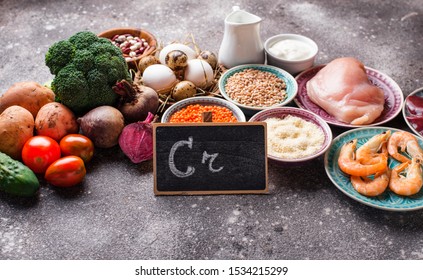 Natural Products Sources Of Chromium. Food Containing Cr