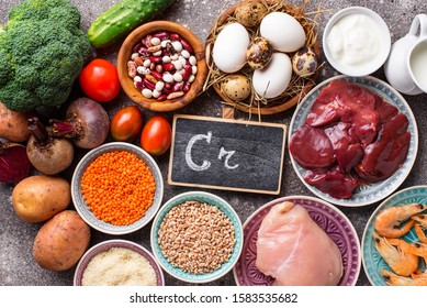 Natural Products Sources Of Chromium. Food Containing Cr