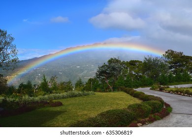 Natural Rainbow In Boquete, Panama