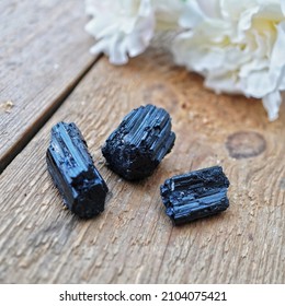 Natural Raw Black Tourmaline Stone