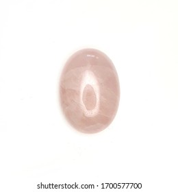 Natural Rose Quartz Cabochon Photo