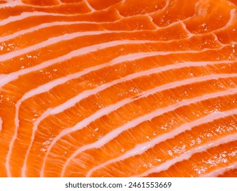 Natural salmon fillet texture. close up of the meat of salmon. - Powered by Shutterstock