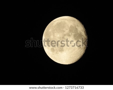 Natural Satellite Moon. Phase of Lunar, It is an astronomical body that orbits planet Earth.