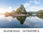 Natural scenery of Qixingyan scenic spot, Zhaoqing City, Guangdong Province, China