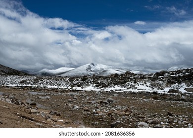 Natural Scenery Of Snow Mountain Glacier In Ganzi Tibetan Autonomous Prefecture