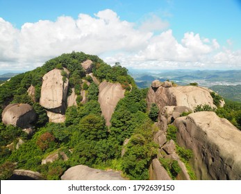 Natural Scenery Of Stone (rock) Mountain At Taimu Shan In Fuding, China.