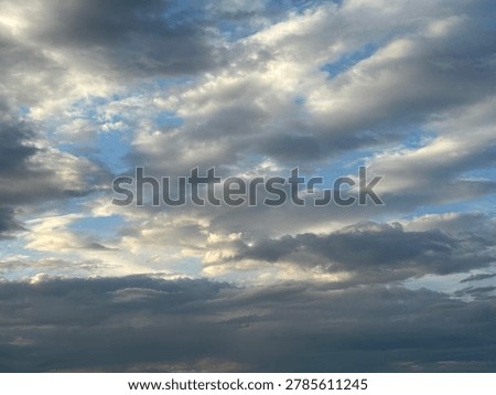 Natural sky cloudscape creating open outdoor weather environment and atmospheric background
