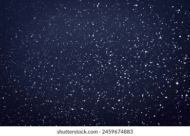 Natural snow particles in the air. Dark blue fading to black background. High quality photo - Powered by Shutterstock