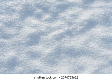  Natural Snow Texture Background, Closeup Top View 