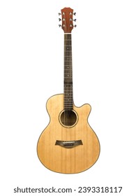 Natural Solid Top Full Accoustic Guitar