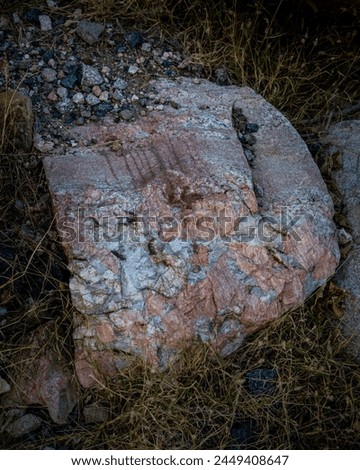 Natural stone, Al Shafa Mountains, Taif, Saudi Arabia, Apr 07, 2023, near Al Shafa Road