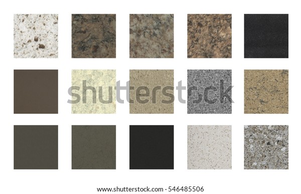 Natural Stone Color Samples Kitchen Counter Stock Photo Edit Now