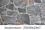 Natural stone granite wall. Seamless texture. Perfect tiled on all sides.