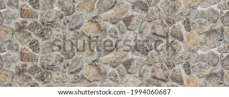 Natural stone granite wall. Seamless texture. Perfect tiled on all sides.