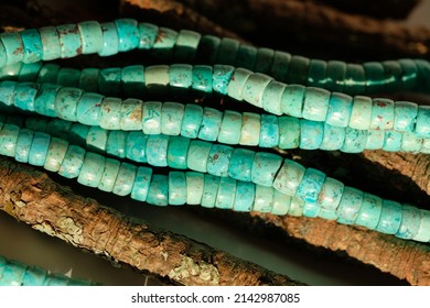 Natural Stone. The Trade Name Of This Stone Is Peruvian Turquoise.