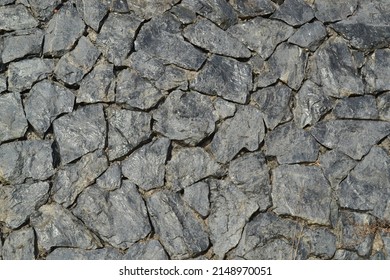 Natural Stone Wall Textured Background 260nw 2148970051 