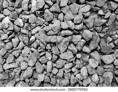 Natural texture of random rocks that complement each other