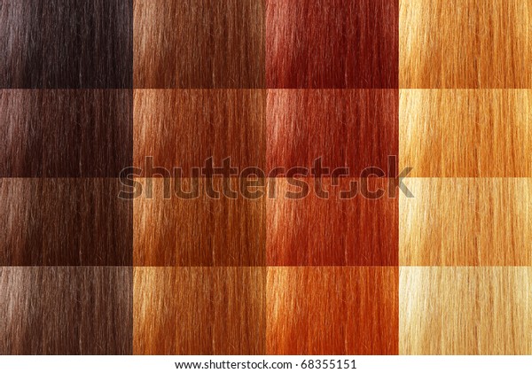 Natural Tint Color Hair Large Set Stock Photo Edit Now 68355151
