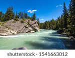 Natural view of Kananaskis River