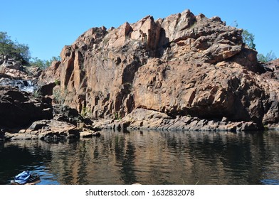 The Natural Water Hole Of Edith Falls, Northern Territory, Australia.