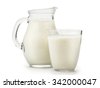 milk jug isolated