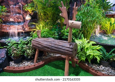 Natural Wood Deer Chair Wooden Deer Stock Photo 2170163335 Shutterstock   Natural Wood Deer Chair Wooden 260nw 2170163335 