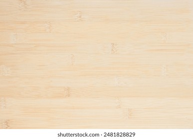 Natural wooden desk texture background, Top view. Abstract top bar table wood bamboo pattern nature. Design wall vintage interior kitchen. Bamboo skin cutting board empty for displaying products.