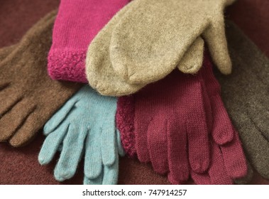 boiled wool gloves