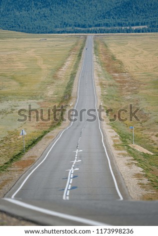 Image, Stock Photo road construction