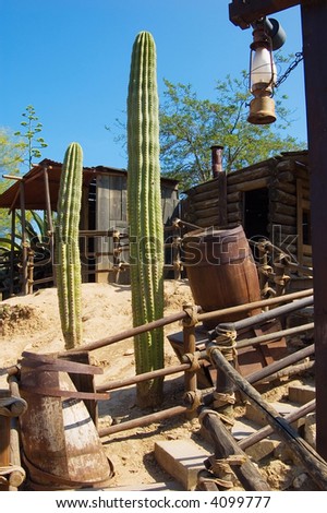 nature and architecture in the wild west style