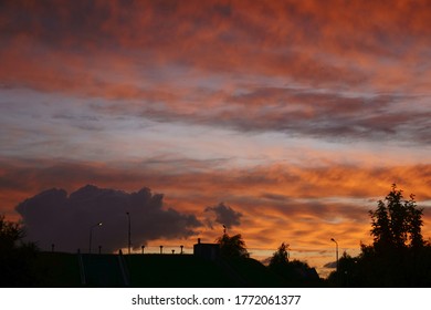 Nature Background Color Green Sky