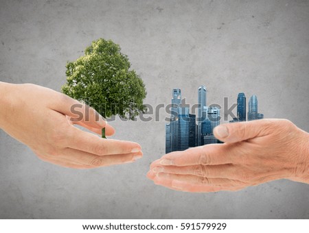 Similar – Foto Bild Hochhaus Umwelt Natur