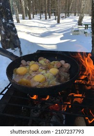 Nature , Food In Natur, Winter, Snow, The Fire, Brazier, Pan