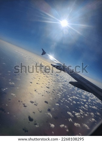 Similar – Foto Bild Wolkenspiel Flugzeug