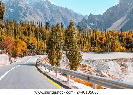 Nature landscape of Gilgit Baltistan, northern areas of pakistan.