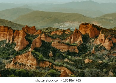 nature landscape park Medulas de Leon Spain