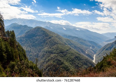 Nature And Mountains Of Bhutan