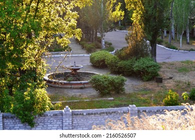 Nature Park. Path Summer Autumn