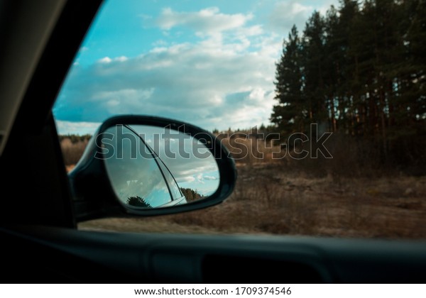 nature in the rearview\
mirror
