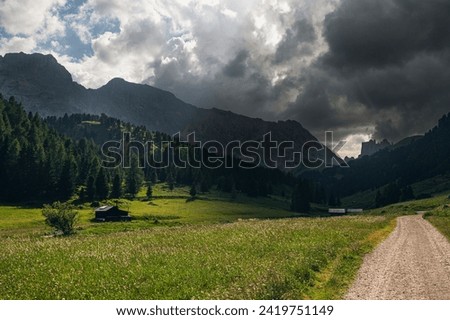 Similar – Der Weg zum Wetterstein