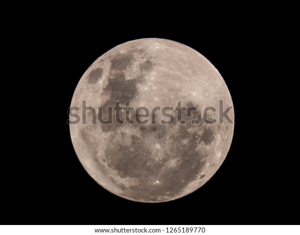 Nature science concept, full moon on dark\
black night background